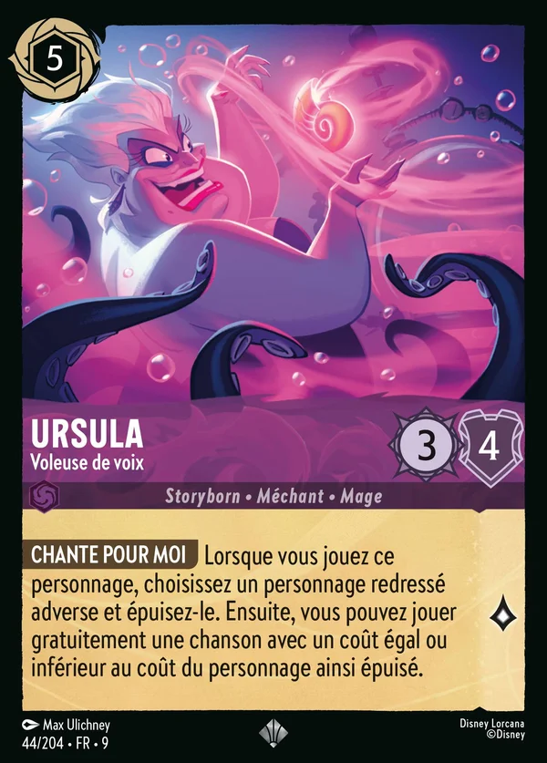 Ursula - Voleuse de voix — Disney Lorcana Personnage card from Fabled