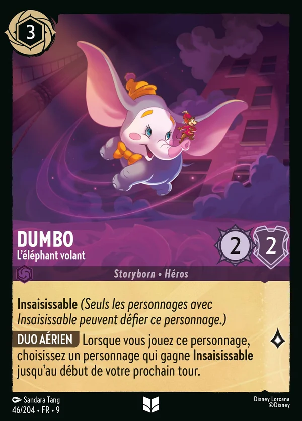 Dumbo - L'éléphant volant — Disney Lorcana Personnage card from Fabled