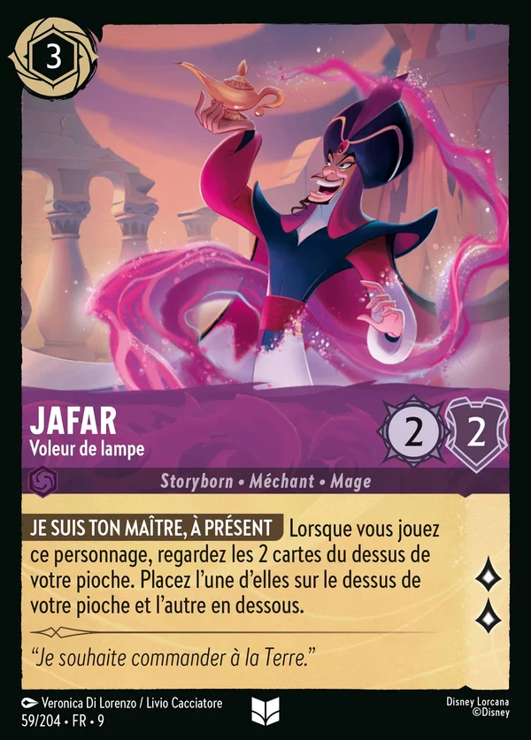 Jafar - Voleur de lampe — Disney Lorcana Personnage card from Fabled