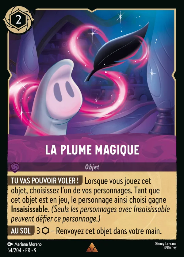 La plume magique — Disney Lorcana Objet card from Fabled