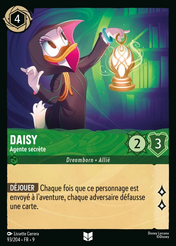 Daisy - Agente secrète — Disney Lorcana Personnage card from Fabled