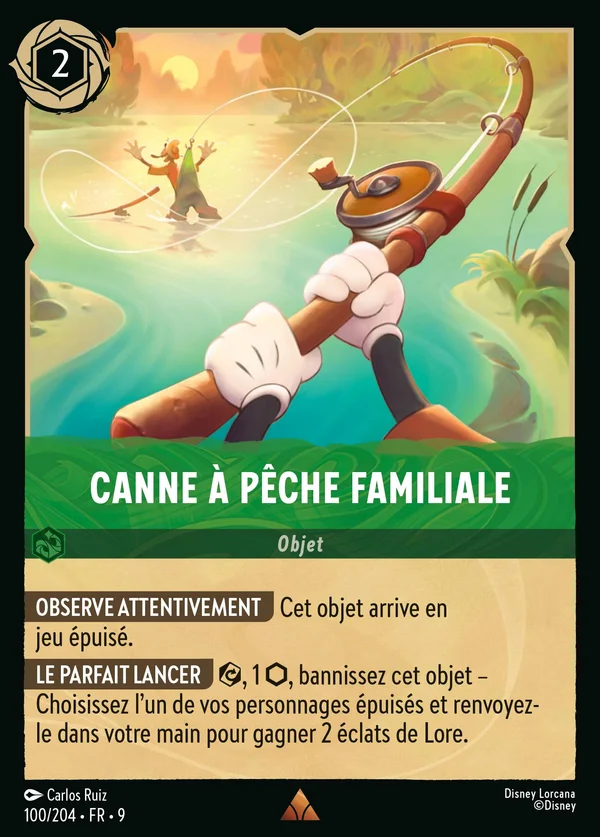 Canne à pêche familiale — Disney Lorcana Objet card from Fabled
