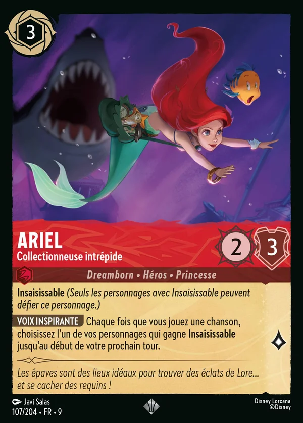 Ariel - Collectionneuse intrépide — Disney Lorcana Personnage card from Fabled