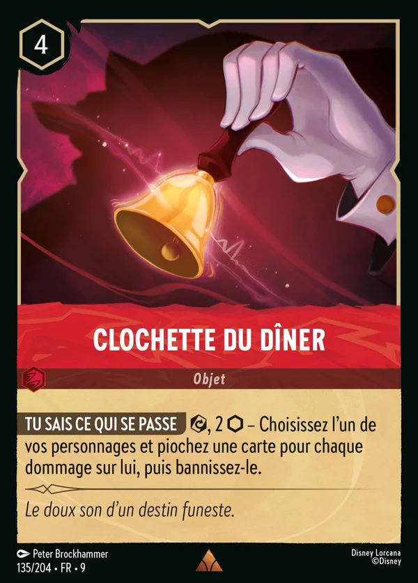 Clochette du dîner — Disney Lorcana Objet card from Fabled