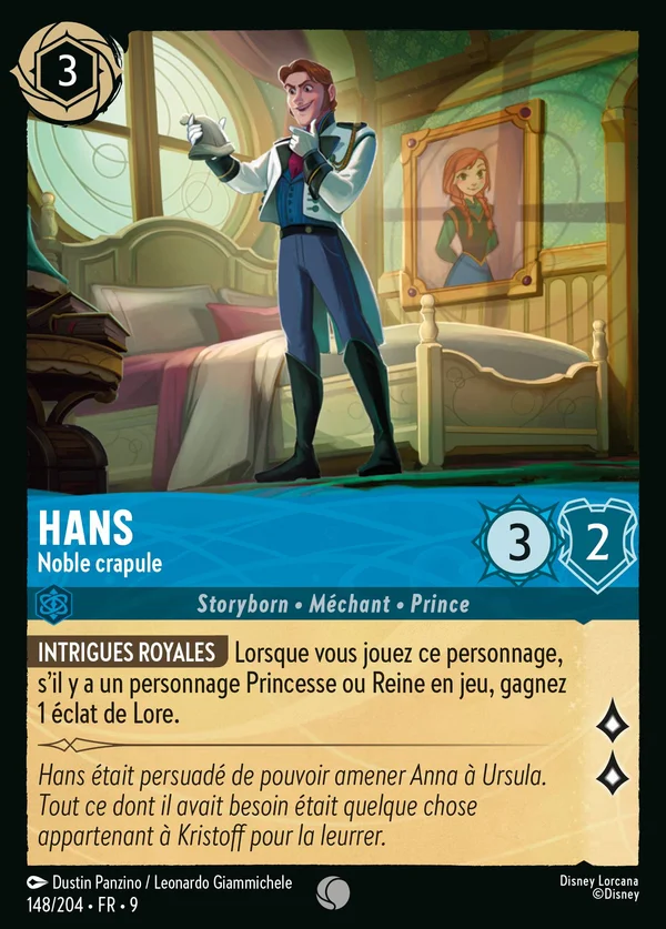 Hans - Noble crapule — Disney Lorcana Personnage card from Fabled