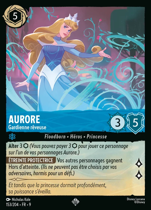 Aurore - Gardienne rêveuse — Disney Lorcana Personnage card from Fabled