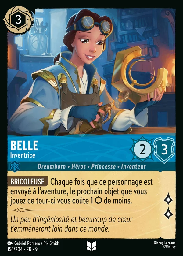 Belle - Inventrice — Disney Lorcana Personnage card from Fabled