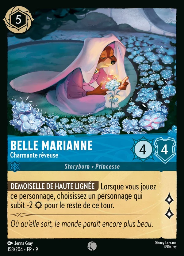 Belle Marianne - Charmante rêveuse — Disney Lorcana Personnage card from Fabled