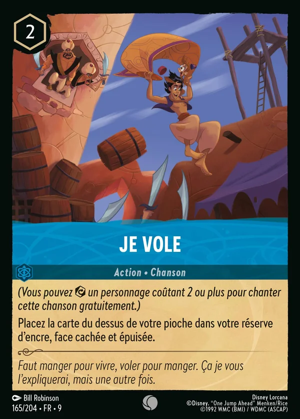 Je Vole — Disney Lorcana Action card from Fabled