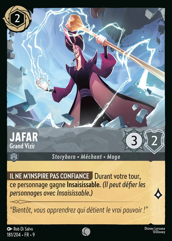 Jafar - Grand Vizir — Disney Lorcana Personnage card from Fabled
