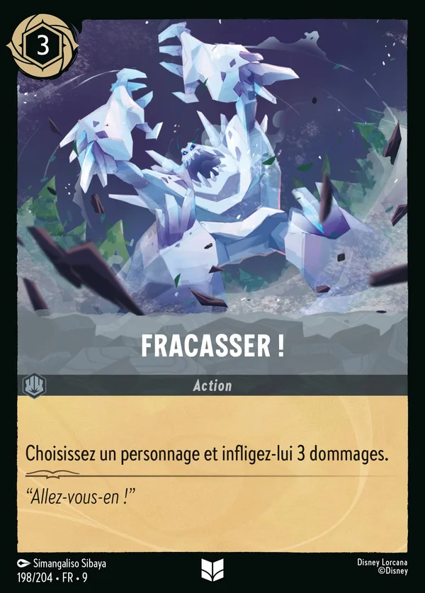 Fracasser ! — Disney Lorcana Action card from Fabled