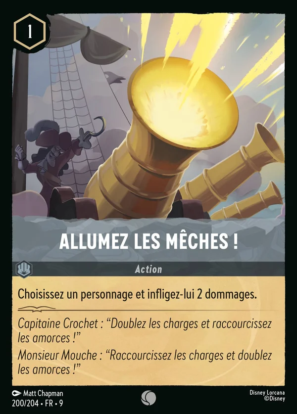 Allumez les Mêches ! — Disney Lorcana Action card from Fabled