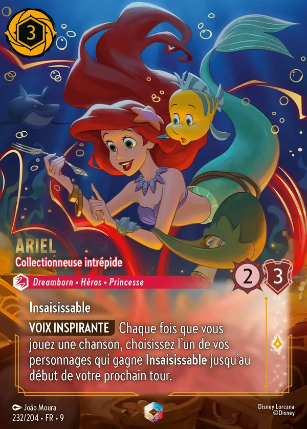 Ariel - Collectionneuse intrépide — Disney Lorcana Personnage card from Fabled