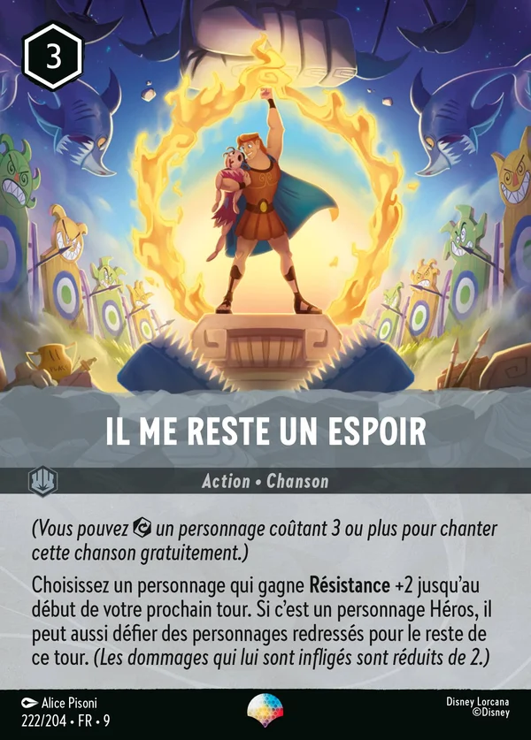 Il me reste un espoir — Disney Lorcana Action card from Fabled