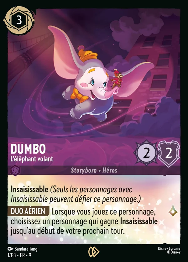 Dumbo - L'éléphant volant — Disney Lorcana Personnage card from Fabled