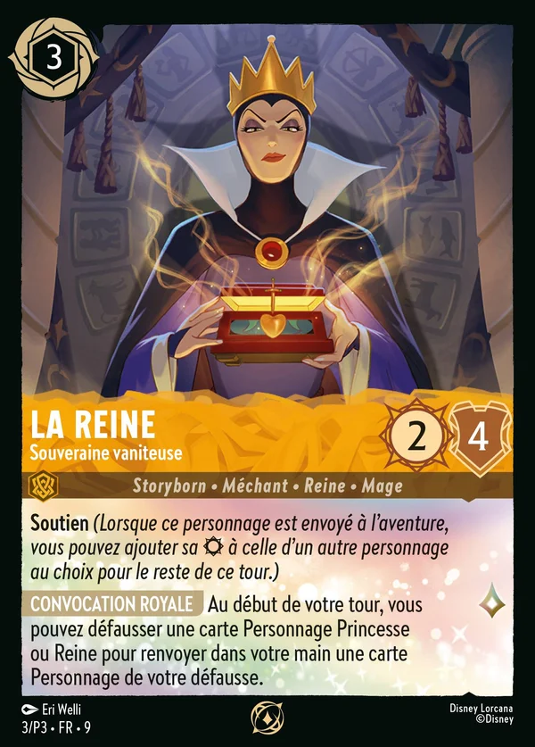 La Reine - Souveraine vaniteuse — Disney Lorcana Personnage card from Fabled