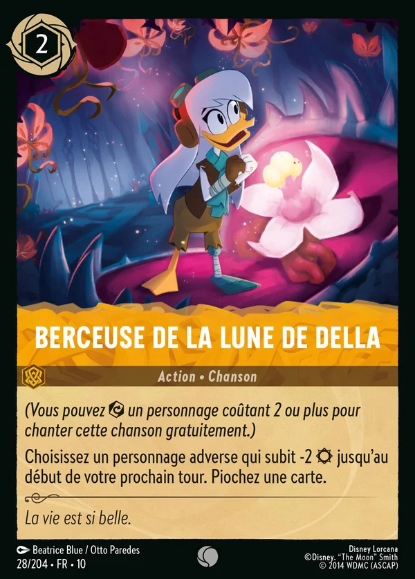 Berceuse de la Lune de Della — Disney Lorcana Action card from Whispers in the Well