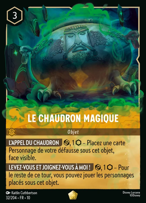 Le Chaudron magique — Disney Lorcana Objet card from Whispers in the Well