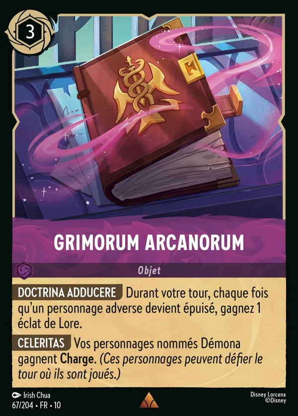 Grimorum Arcanorum — Disney Lorcana Objet card from Whispers in the Well
