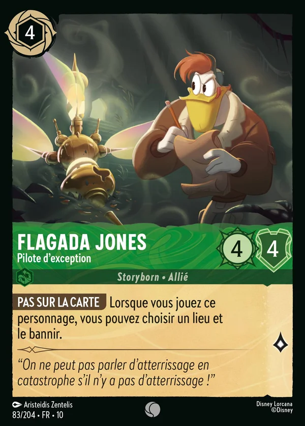 Flagada Jones - Pilote d'exception — Disney Lorcana Personnage card from Whispers in the Well