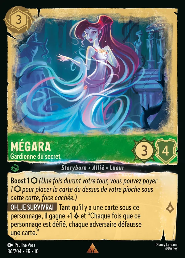 Mégara - Gardienne du secret — Disney Lorcana Personnage card from Whispers in the Well
