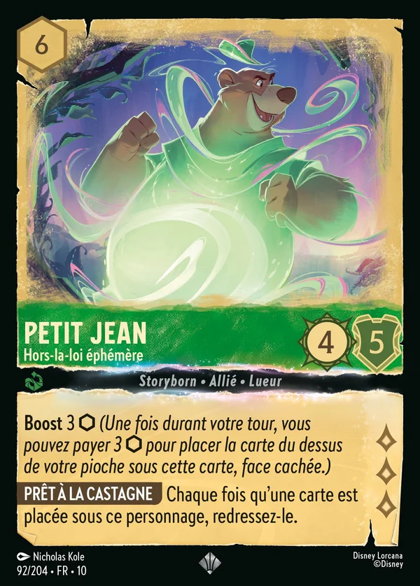 Petit Jean - Hors-la-loi éphémère — Disney Lorcana Personnage card from Whispers in the Well