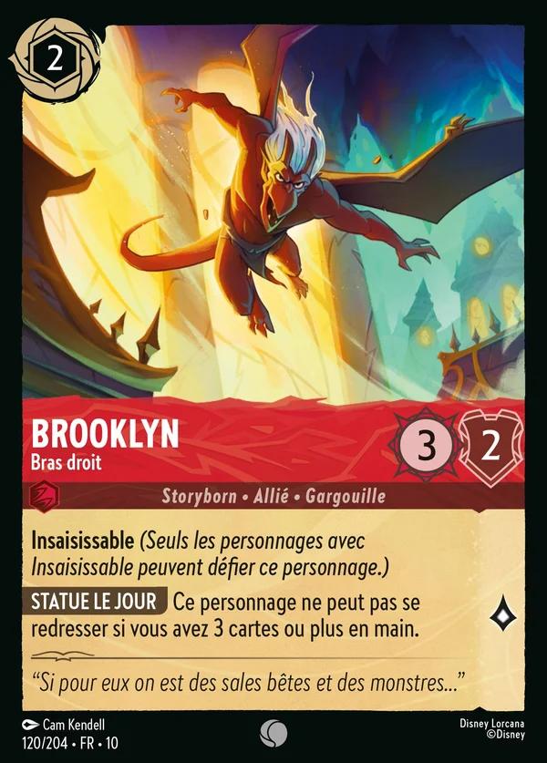 Brooklyn - Bras droit — Disney Lorcana Personnage card from Whispers in the Well