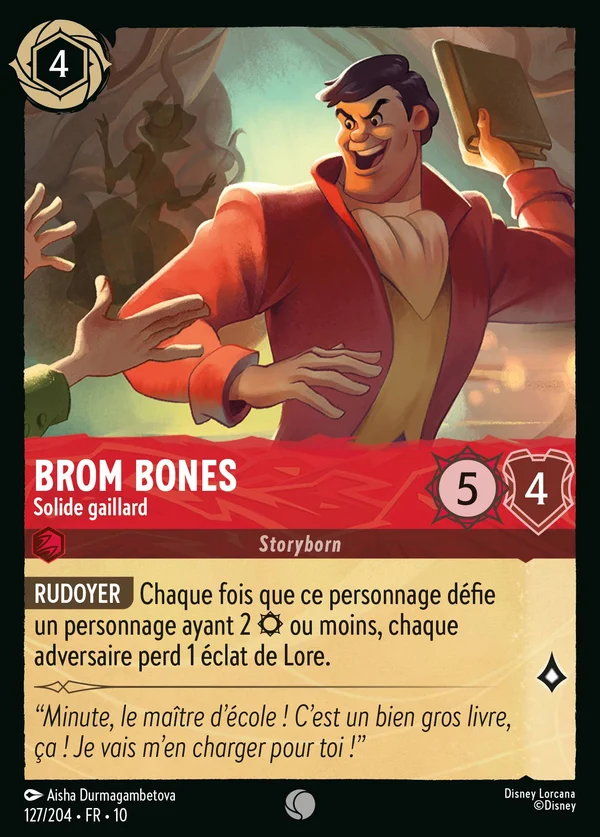 Brom Bones - Solide gaillard — Disney Lorcana Personnage card from Whispers in the Well