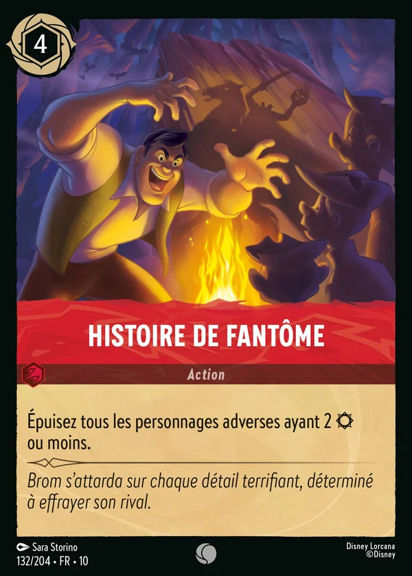 Histoire de fantôme — Disney Lorcana Action card from Whispers in the Well