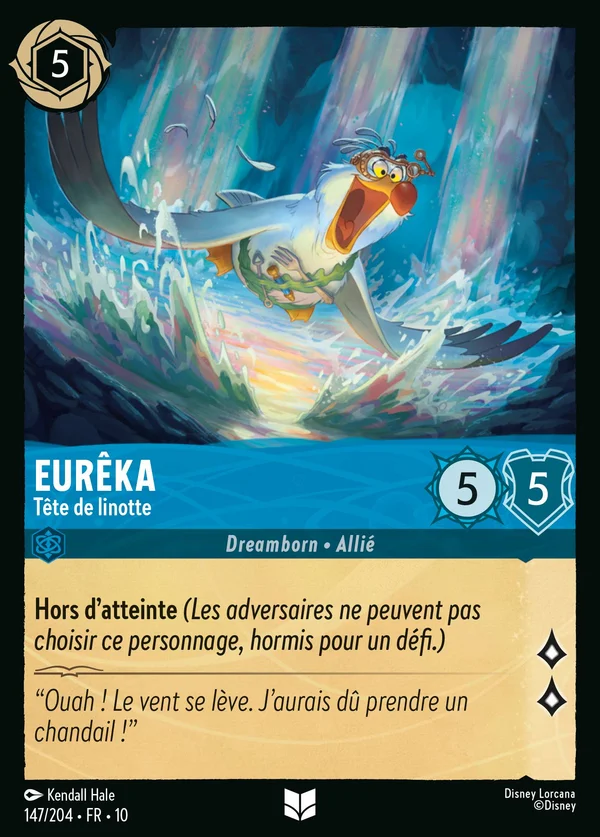 Eurêka - Tête de linotte — Disney Lorcana Personnage card from Whispers in the Well