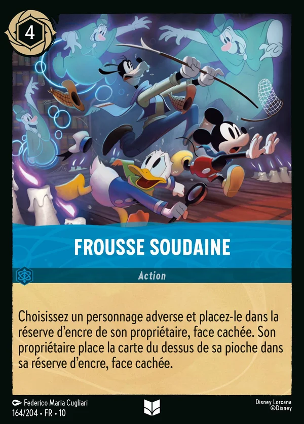 Frousse soudaine — Disney Lorcana Action card from Whispers in the Well
