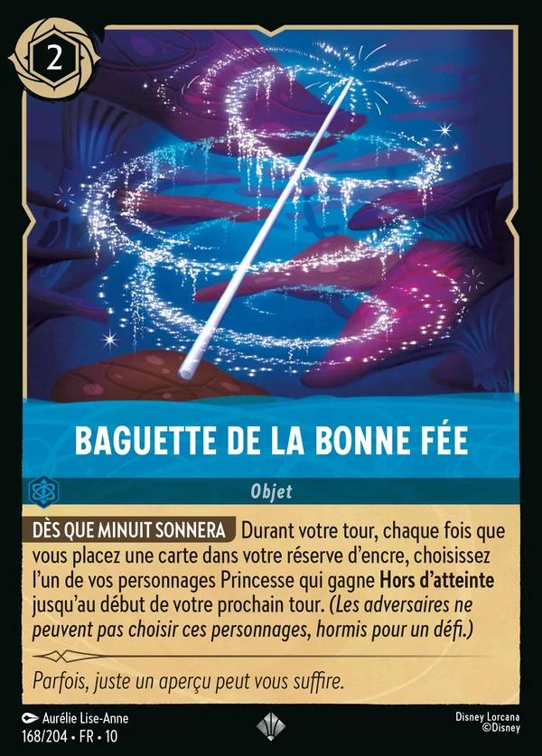 Baguette de la bonne fée — Disney Lorcana Objet card from Whispers in the Well