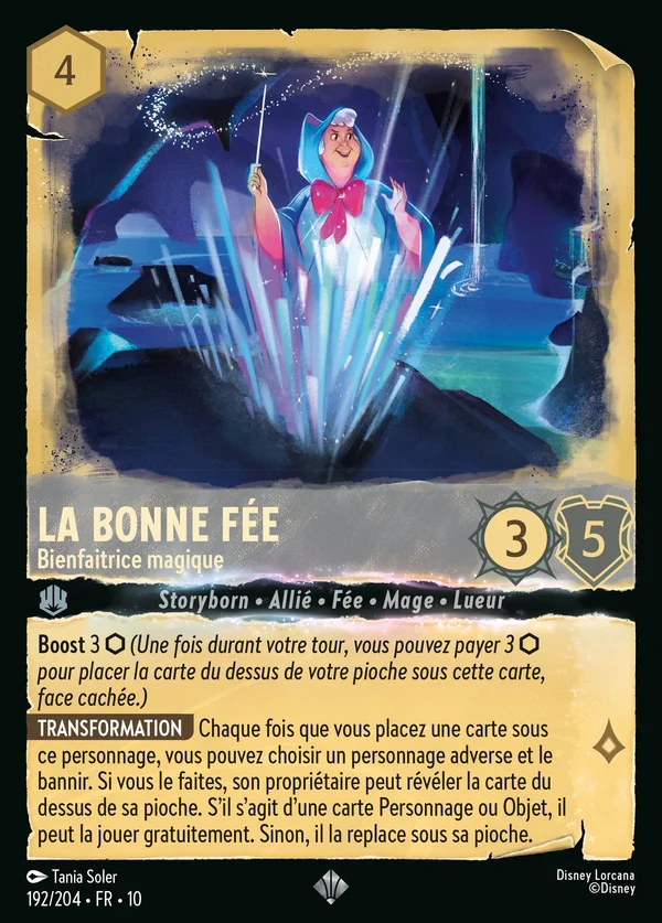 La Bonne Fée - Bienfaitrice magique — Disney Lorcana Personnage card from Whispers in the Well