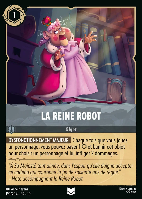 La Reine robot — Disney Lorcana Objet card from Whispers in the Well