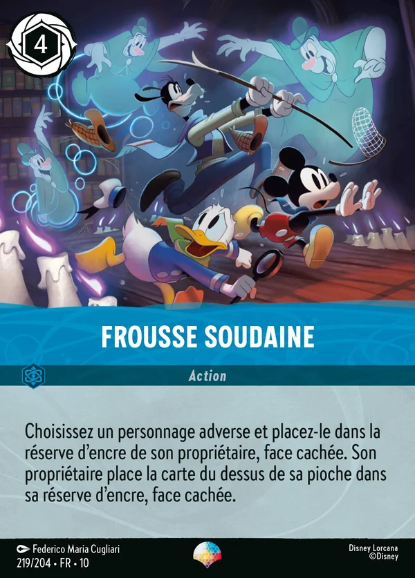 Frousse soudaine — Disney Lorcana Action card from Whispers in the Well