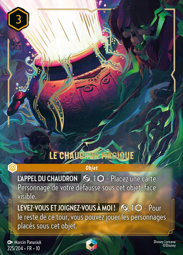 Le Chaudron magique — Disney Lorcana Objet card from Whispers in the Well