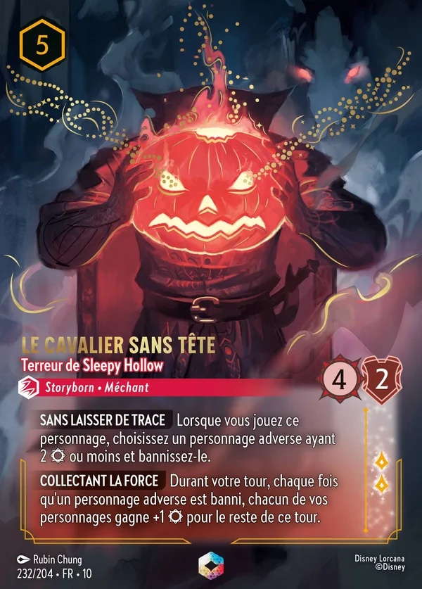 Le Cavalier sans tête - Terreur de Sleepy Hollow — Disney Lorcana Personnage card from Whispers in the Well