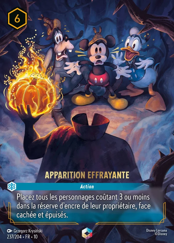 Apparition effrayante — Disney Lorcana Action card from Whispers in the Well