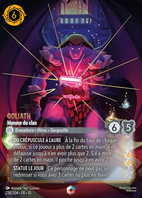 Goliath - Meneur du clan — Disney Lorcana Personnage card from Whispers in the Well