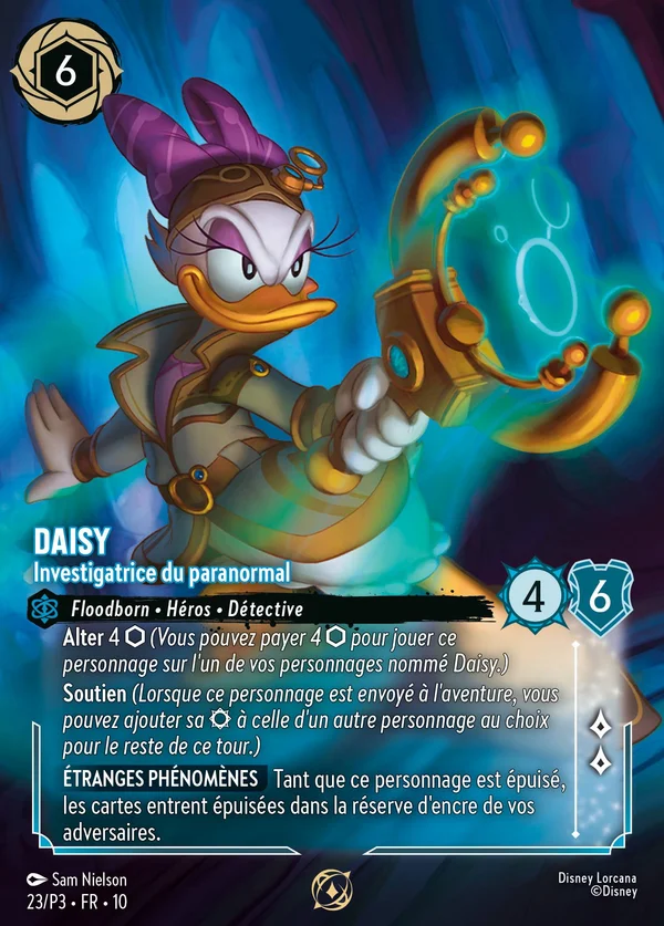 Daisy - Investigatrice du paranormal — Disney Lorcana Personnage card from Whispers in the Well