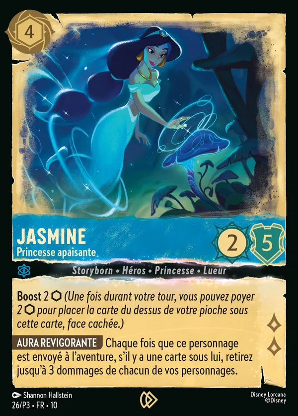Jasmine - Princesse apaisante — Disney Lorcana Personnage card from Whispers in the Well
