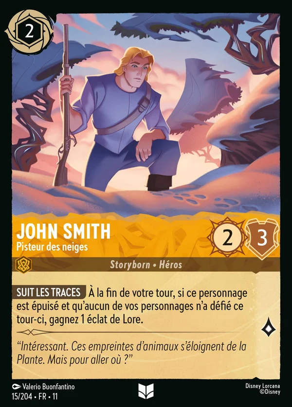 John Smith - Pisteur des neiges — Disney Lorcana Personnage card from Winterspell