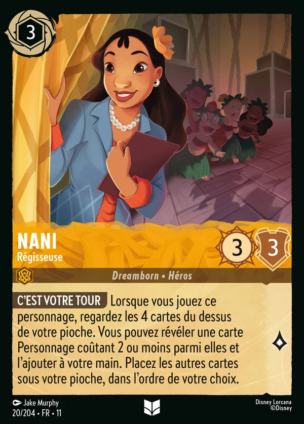 Nani - Régisseuse — Disney Lorcana Personnage card from Winterspell