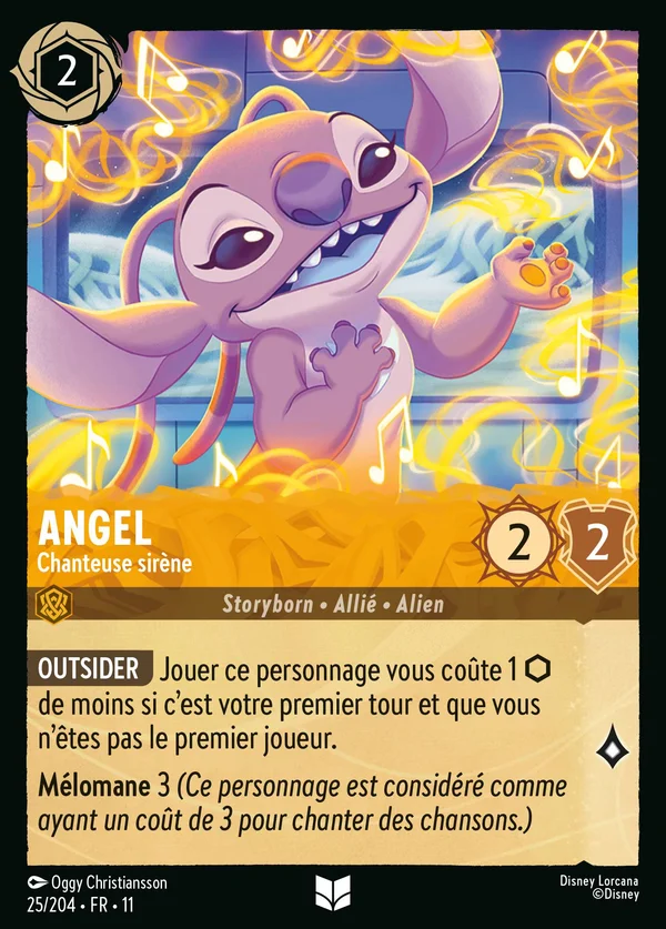 Angel - Chanteuse sirène — Disney Lorcana Personnage card from Winterspell