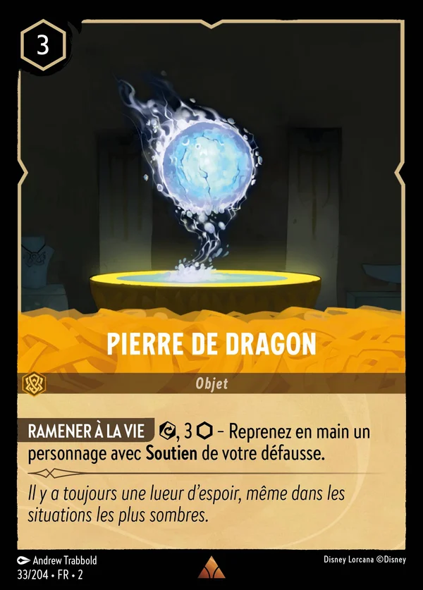 Pierre de Dragon — Disney Lorcana Objet card from Rise of the Floodborn