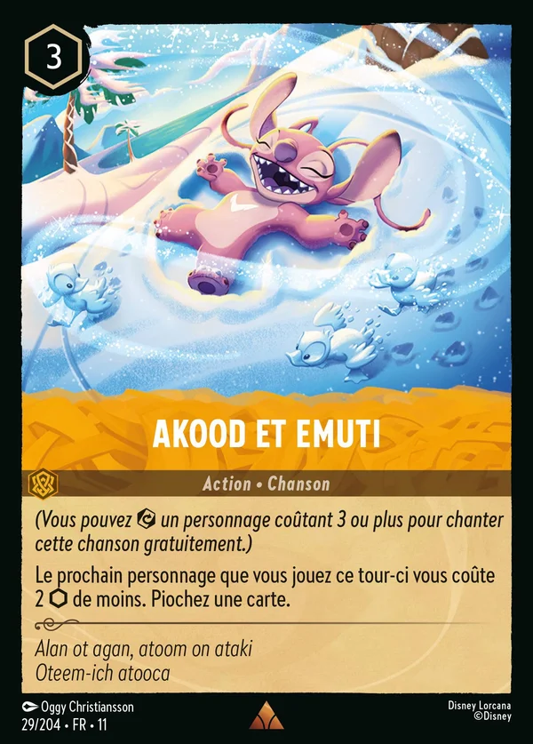 Akood et Emuti — Disney Lorcana Action card from Winterspell