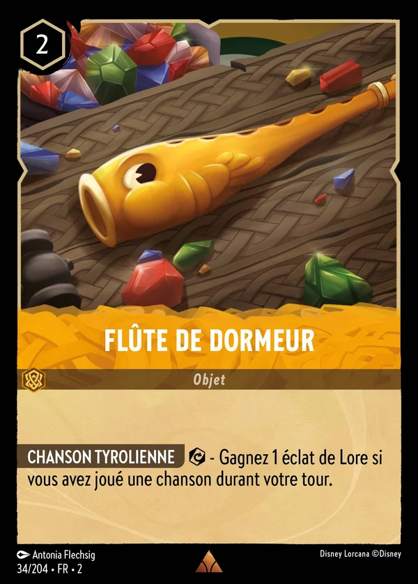 Flûte de Dormeur — Disney Lorcana Objet card from Rise of the Floodborn