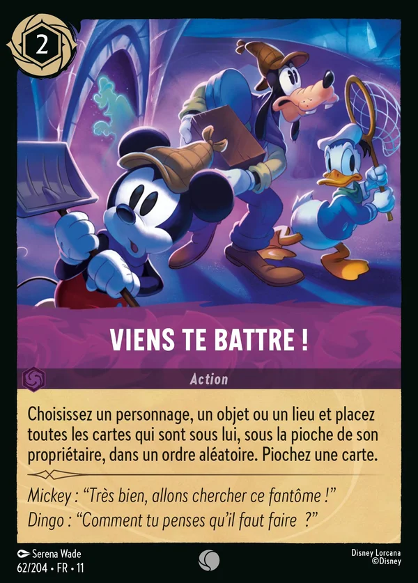 Viens te battre ! — Disney Lorcana Action card from Winterspell