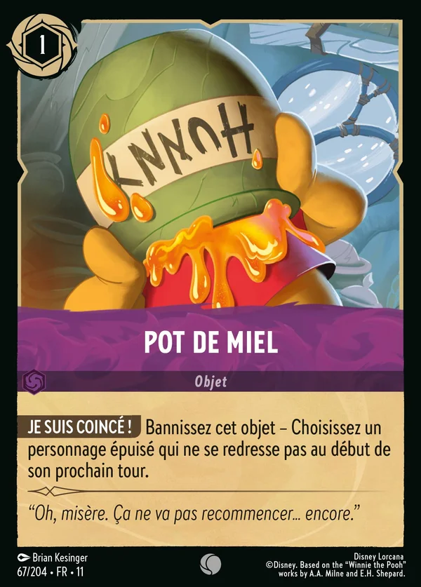 Pot de miel — Disney Lorcana Objet card from Winterspell