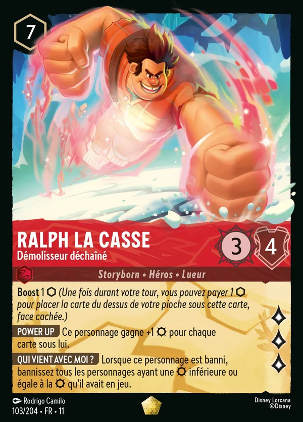 Ralph la Casse - Démolisseur déchaîné — Disney Lorcana Personnage card from Winterspell